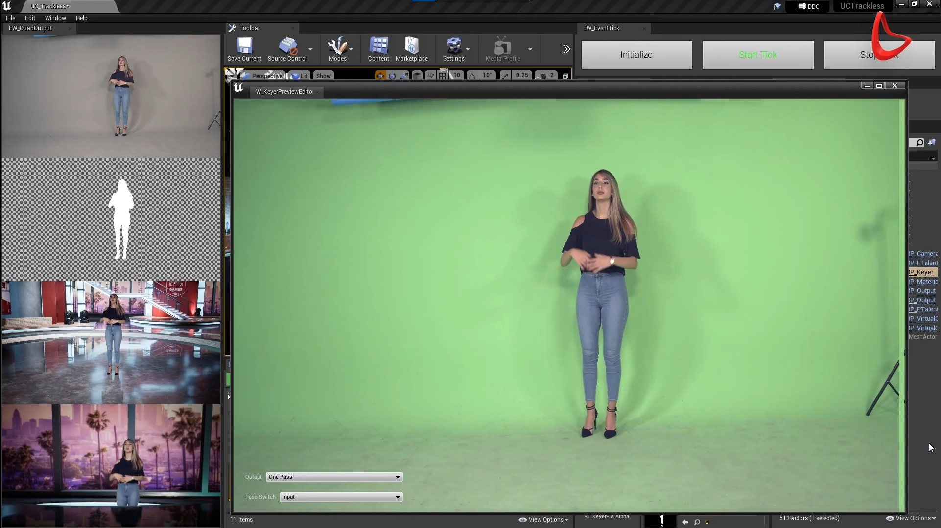 Green screen composition 2